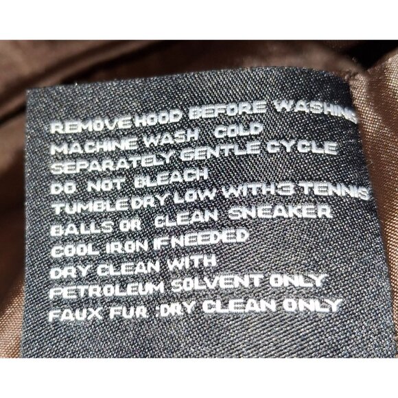 London Fog Womens Down Quilted Puffer Jacket M Brown Full-Zip With Pockets Light - Picture 7 of 9